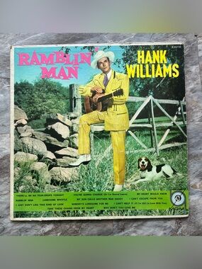 Hank Williams – Ramblin' Man (Yellow Pinstripe Jacket & Pants on Cover)